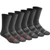 Dickies Hydro-Cool Moisture Control Crew Socks, (6 Pairs) Calzini, Carbone (6 Paia), L Uomo