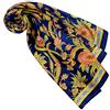 Lorenzo Cana Designer foulard 100% seta foulard da donna multicolore stampato 90 x 90 cm