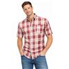 Blu Apparel Camicia da uomo a quadri Camicia da uomo a maniche corte in cotone casual per uomo, L