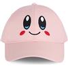 Roffatide Anime Kirby Cappello da baseball regolabile con ricamo per donne e uomini Cappello da papà in cotone stampato Rosa