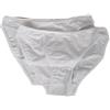 RAGNO Confezione 2 Slip Donna Vita Bassa Bordato Liscio Bipack Articolo 07455M Pocket, 010KB Bianco, 4-Quarta (EU M - F 3 - USA S - GB 34)