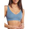 sloggi Donna Zero Feel Bliss Soft Bra, Azzurra Blu
