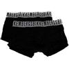 Dirk Bikkembergs Bikkembergs Confezione 2 Boxer Parigamba Uomo Articolo B41308L1C, 2000 Nero - Black, S
