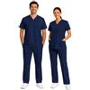B-well MORELLI Divisa Sanitaria Donna e Uomo di 100% Cotone|Uniforme Sanitaria Donna e Uomo Unisex Set con Casacca e Pantalone