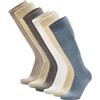 Ciocca Calze uomo lunghe, pregiato cotone 100% FILO DI SCOZIA - Calzini 6 Paia - tre taglie - Resistenti - Eleganti [310_095_125_A]