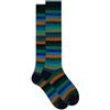 Gallo Calze lunghe donna verde righe pari
