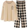GOSO Pigiama per ragazze con pigiama e pantaloni lunghi, abbigliamento da sera per bambini 8 9 10 11 12 13 14 anni