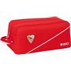safta SEVILLA FC - Scarpiera media, multiuso, portatodo, sport, extraculare, calcio, comoda e versatile, 34 x 18 x 15 cm