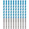 toolant Set di punte per trapano per calcestruzzo da 5/16 e punte per trapano per muratura, antiurto, con gambo esagonale, per vetro, mattoni, plastica, cemento, piastrelle, punta in carburo di