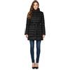 Geox Piumino Lungo Donna GEOX art. W5626N T3122 mod. Bettanie N. Nero