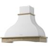 Faber Cappa Cucina Aspirante a Parete Larghezza 90 cm Profondità 50 cm Classe C colore Bianco - 321.0693.744 WEST 90 NF