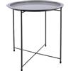 VINTHERA Arcoroc Moa Tavolino in acciaio 46,80 x 46,80 x 50,20 cm