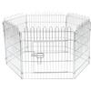 Kerbl Pet Kerbl Recinto per animali, 56,5 x 56,5 cm, 6 griglie, zincato, espandibile, resistente