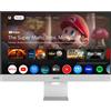 Asus Monitor 31,5" ( IPS 3840x2160 UHD 4K 60Hz ) ZENSCREEN Smart MS32UC Silver e Whi