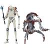 Hasbro Star Wars Hasbro The Black Series, KX Security Droid Enforcer e Droideka, action figure ispirate al videogioco Jedi: Survivor, da 15 cm