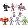 SPIDEY AND HIS AMAZING FRIENDS Hasbro Marvel, Spidey e i suoi fantastici amici, Iron Man e i suoi fantastici amici, collezione Spidey and Iron Man: Avengers Team-Up