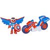 Marvel Hasbro Marvel, Iron Man e i Suoi Fantastici Amici, Captain America: Sam Wilson Super Bike, Action Figure e Moto Giocattolo