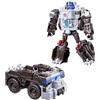 Transformers CYBERWORLD, Cyber Changers, Optimus Primal, Action Figure da 10 cm, conversione Veloce in modalità Camion, Giocattoli a Tema Robot per Bambini e Bambine dai 6 Anni in su