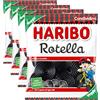 Haribo Rotella, Caramelle Gommose, Gusto Liquirizia, Ideali per Feste e Dolci Momenti di Relax - 265gr (Confezione da 4)
