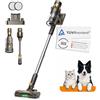 Yaber Home Yaber HP20 Aspirapolvere Senza Fili, Aspirazione 180AW Certificata TÜV ideale per Tappeti e Peli Animali, Rilevamento IA, LED Verdi, Filtro HEPA H13, Autoportante