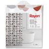 Rayen | Tenda da bagno | Massima qualità | Impermeabile | Include 12 ganci | PVA | 180 x 200 cm