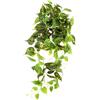 Flair Flower Pothoshänger Floristik Girlande Ranke Kunstblumen Kunstpflanzen Seidenblumen Raumdeko Möbeldeko Ciondolo Pothos, Poliestere Plastica, Verde, 120 x 20 x 20 cm