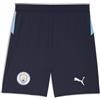 PUMA Manchester City FC Pantaloncini Uomo 25/26, Blu (Deep Navy x Team Light Blue), S