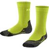 FALKE TK2 K So lana filo funzionale spessi antivesciche 1 paio, Calzini da escursionismo Unisex Bambini, Giallo Lime 7601, 23-26