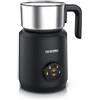 Arendo - Montalatte a induzione - Montalatte elettrico a induzione senza bruciatura - fino a 400 ml - Schiuma di latte calda e fredda - 4 temperature - Milk Spugna Caffè Latte Cappuccino