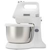 Kenwood Chefette Metal HMP34.A0WH - Frullatore/Impastatrice con bacchette rotanti in metallo, 450 W, 5 velocità + Turbo, fruste e ganci per impastare, colore: bianco