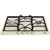Smeg SR764PO Piano cottura a gas da incasso 4 fuochi panna
