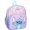 Vadobag Disney Stitch, zaino per bambini con tasca frontale e tasche a rete, cinghie regolabili