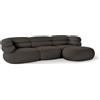 Knoll Biboni Divano a 3 posti con chaise longue sinistra