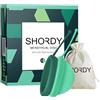 SHORDY Set di 2 dischi mestruali riutilizzabili, 100% silicone medico, flessibili e senza perdite, ecologici e per cura femminile | tamponi, assorbenti