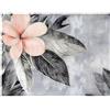WallArena - Carta da parati fotografica - Foglie Fiori 400x280 cm - Murale fotografico - Per soggiorno e camera da letto - Effetto 3D - con Colla - grigio vintage botanico