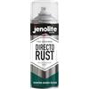 JENOLITE Directorust Vernice Aerosol Lucida | VERDE CACCIATORE | Vernice spray multisuperficie | Per l'uso su legno, metallo, plastica, ceramica e superfici arrugginite | 400ml | RAL6028