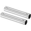 sourcing map 2 connettori dritti a 2 vie, adatti per tubi con diametro esterno da 25 mm, in acciaio inox, lunghezza 200 mm, connettori per tubi strutturali a catena