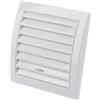 LIRAST 150x150mm Bianca Griglia di Ventilazione in Plastica Con Flusso Regolabile - Griglie D'Aerazione con Rete Anti Insetti