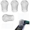 BAOSROY Parafoglie per Canali Gronda,4pcs Protezione per Grondaie per Pluviali,Protezione dalle Foglie per Tubi,Protezione per Grondaia,Protezioni per Grondaie Alluminio,Filtro Antipioggia Espandibile