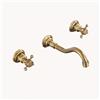 XJTNLB rubinetto a parete lavabo, ottonato antico, lavabo bagno incasso, miscelatore a parete, rubinetto miscelatore acqua calda, rubinetto bagno lavabo, rubinetti bagno lavabo,