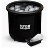 SF SUPRFIT Suprfit Ice Tub Tonne - Efficace rigenerazione muscolare grazie all'allenamento con acqua fredda. Isolamento ottimale per un freddo prolungato in acqua (con set di blocchi di ghiaccio (6 pezzi)