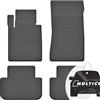 moto-MOLTICO Tappetini Auto in Gomma con un Bordo Set 4 Pezzi Tappetini per Auto Impermeabile Set di Tappeti Adatti per BMW 3-Serie E30 1982-1994