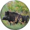 Zhimahou Copertura universale di ricambio per ruota di scorta, con cinghiale in una foresta, impermeabile, antipolvere, per rimorchi, camper, SUV, fuoristrada, 35,5 cm