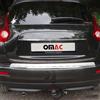 OMAC Protezione per paraurti cromato V2 A con piega in acciaio inox spazzolato Nissan Juke 2010 - 2014