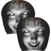 Generico Car Headrest Cover Halloween Scary Face Polyester Seat Protector