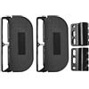 HXVGEGKPYK Pedane Moto Antivibrazione 1 paio 20-25mm per pedali Crash Bar con morsetto per scooter elettrico Pedane pieghevoli allargate per moto Pedane Moto(2pcs Pedal Holder)