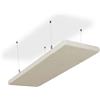 SILENT4® Panelli Fonoassorbenti Sofitto, 114x33x5cm, Pannello Fonoassorbente acustico, montaggio a adesivo e a vite, misurabile, migliore acustica della stanza grazie ai pannelli acustici