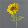 artplants.de Girasole Artificiale CORALINO, Giallo, 80cm