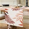 ETOLISHOP Runner da Tavola Arancione Con Foglie - Moderno in Poliestere Lavabile per Tavolo da Pranzo, Sala, Picnic, Feste, Cucina - 40x140cm