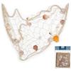 Topshop24you Rete decorativa da pesca per decorazione marittima, disponibile in diverse misure, opzionale con conchiglie e colli da pescatore, accessorio marittimo per casa, giardino e feste (100 x 200 con